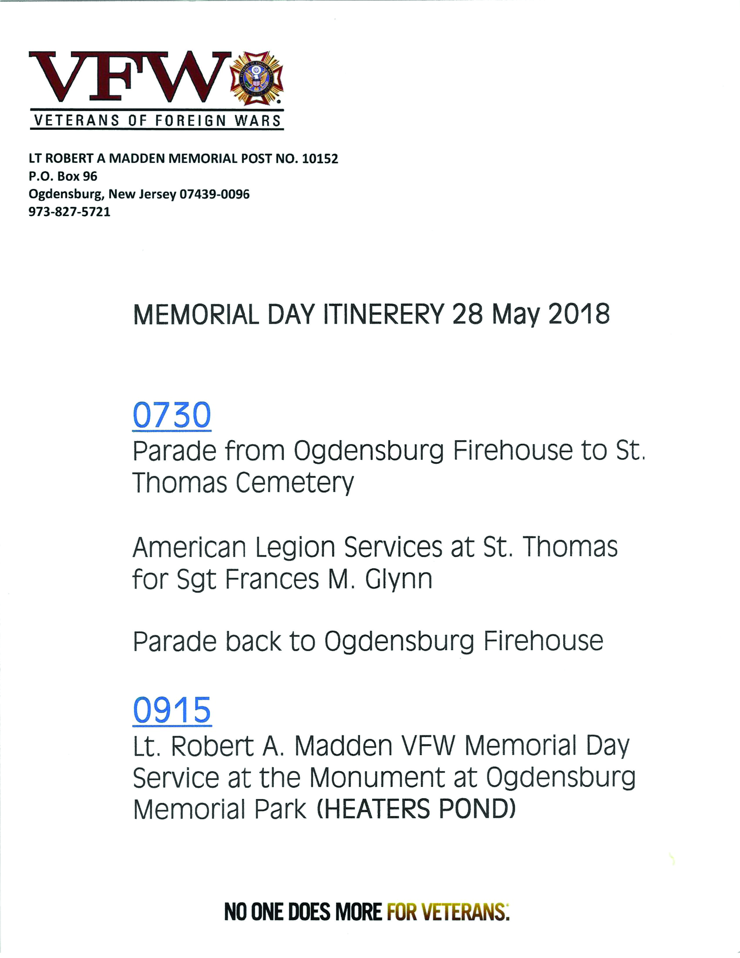 Borough of Ogdensburg, NJ — County of Sussex, NJ